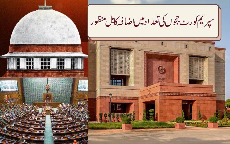 لوک سبھا میں سپریم کورٹ (ججوں کی تعداد) ترمیمی بل 2026 پاس